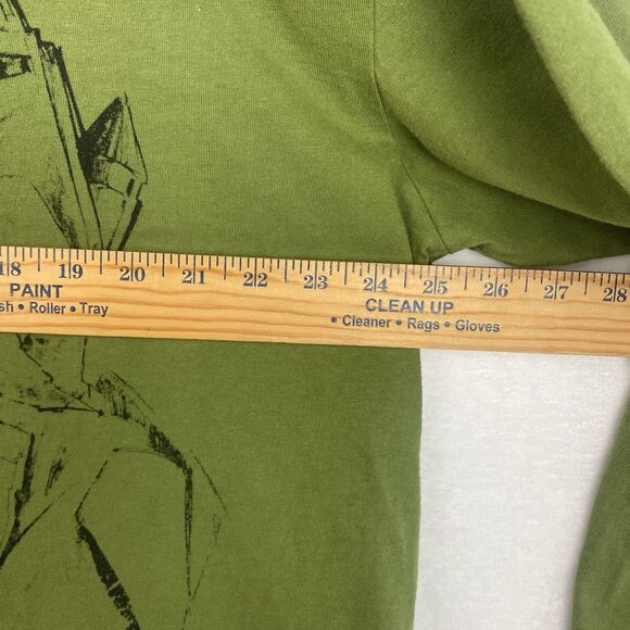 Disney Star Wars Boba Fett Long Sleeve Graphic Shirt Mens 2XL Green Crewneck - Picture 4 of 8